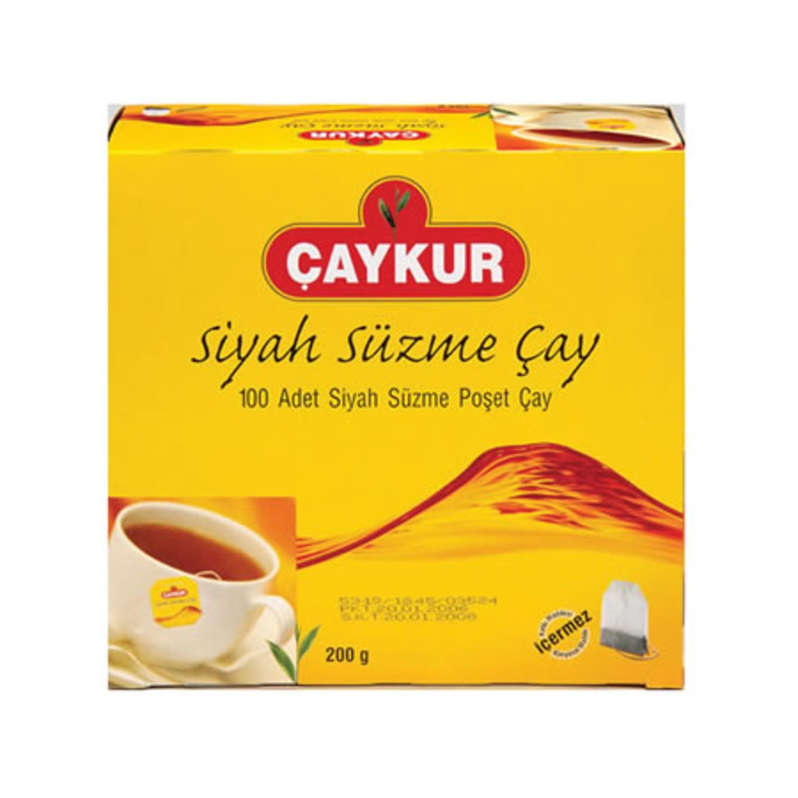 Birokrat - 9006356009171 CAYKUR ČRNI ČAJ VREČKA 100KOSOV 200G - Image 1