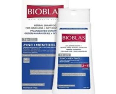 BIOBLAS ŠAMPON ZINC+MENTHOL 360ML