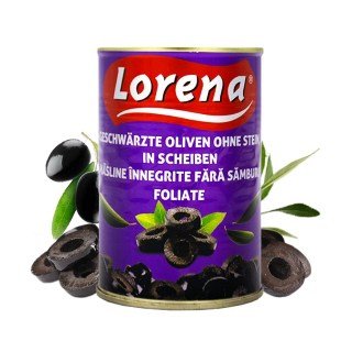 LORENA ČRNE OLIVE NAREZANO 300G
