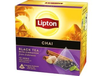 LIPTON ČRNI ČAY CIMET & CHAI 20KOS 34G