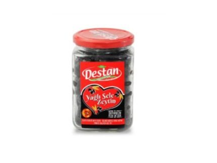 DESTAN YAGLI SELE ČRNE OLIVE 400G (steklo)