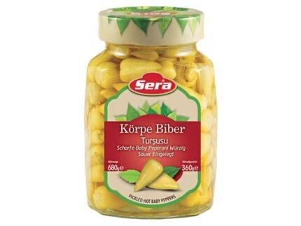 SERA PEKOČE BIBERIYE (korpe) Z OMAKO 700ML