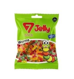 JELLY STICK WORMS 80G