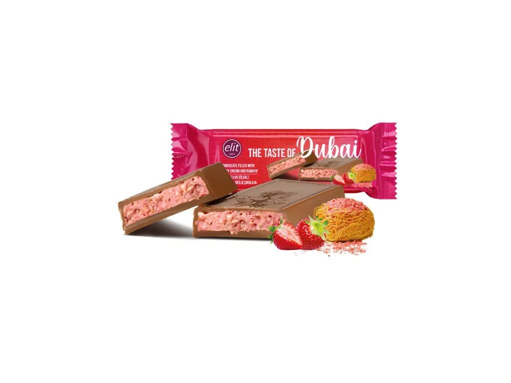 Birokrat - 17033 ELIT DUBAI ČOKOLADA JAGODA 90G - Image 1