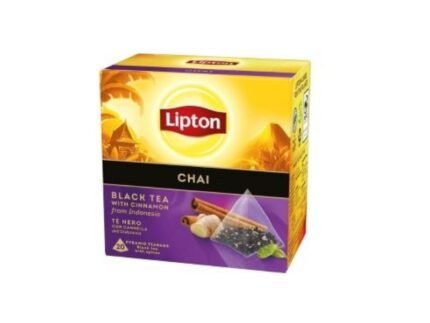 LIPTON ČRNI ČAY CIMET & CHAI 20KOS 34G