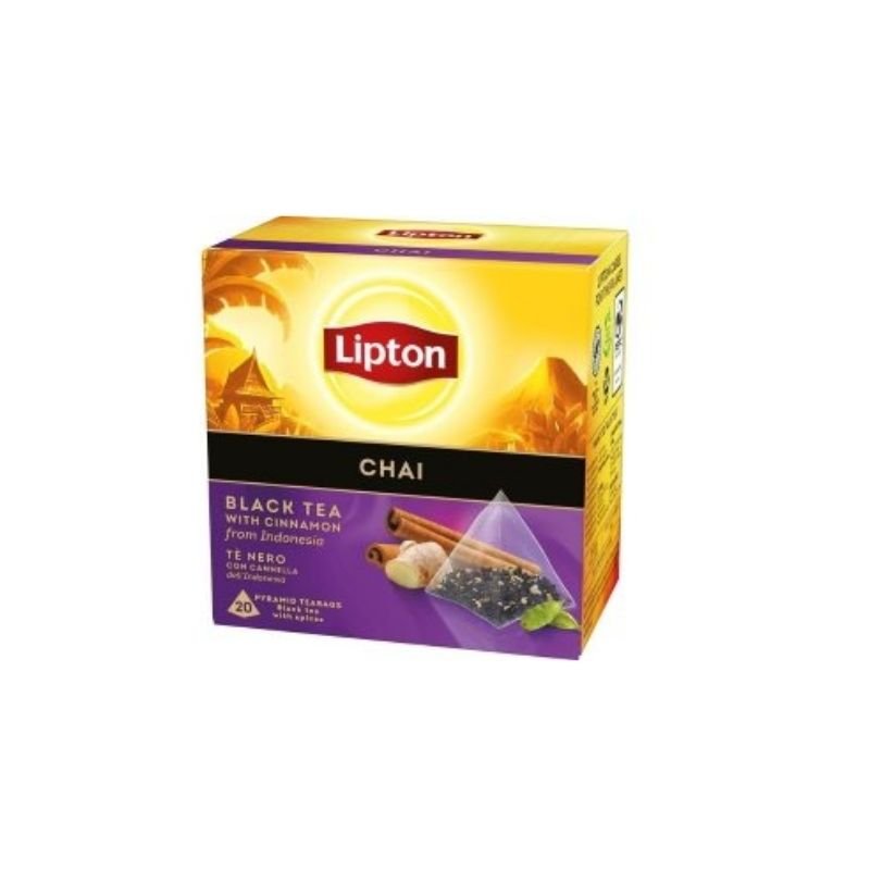 Birokrat - 17219 LIPTON ČRNI ČAY CIMET & CHAI 20KOS 34G - Image 1