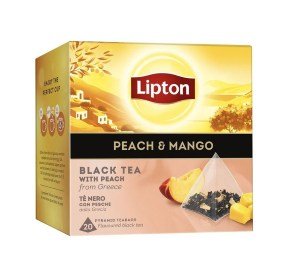 LIPTON ČRNI ČAY BRESKEV & MANGO 20KOS 34G