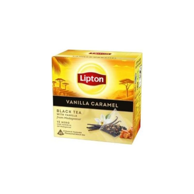 Birokrat - 17224 LIPTON ČRNI ČAY VANILLA & KARAMEL 20KOS 34G - Image 1