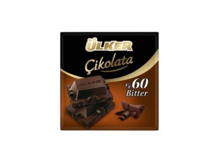 ULKER KARE BITTER ČOKOLADA 60% 60G