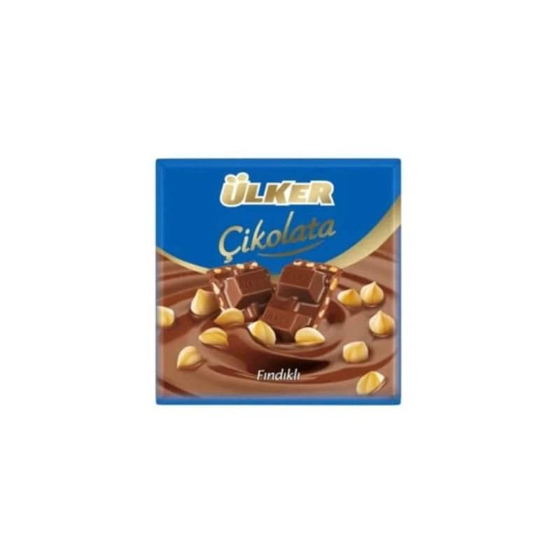 Birokrat - 17621 ULKER KARE ČOKOLADA Z LEŠNIKI 60G - Image 1