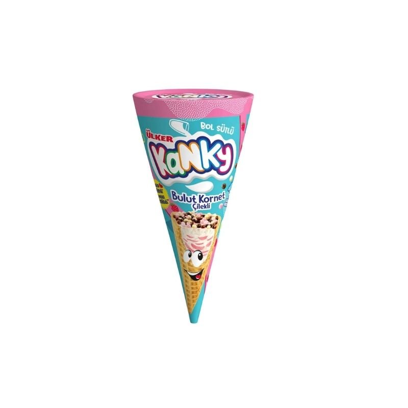 Birokrat - 17625 KANKY CORNET MLEČNI & JAGODA 26,5G - Image 1