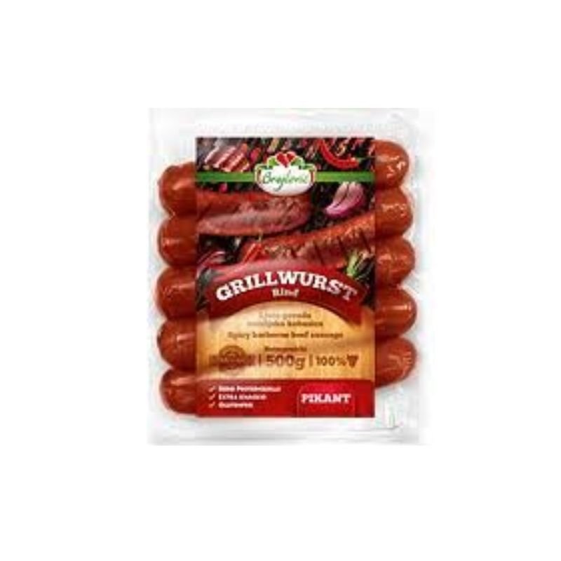 Birokrat - 9136 BRAJLOVIČ GRILLWURST RIND PEKOČI 500G - Image 1