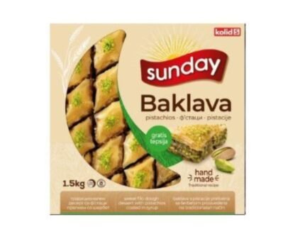 SUNDAY BAKLAVA PISTACIJA 1,5KG