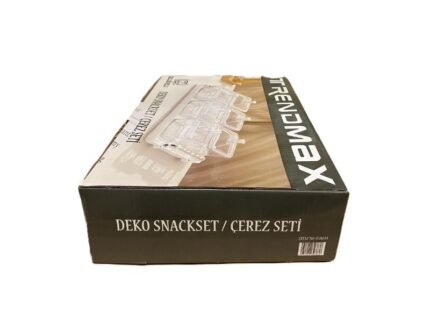 SL8034 STEKLENA POSODA ZA ZA OREŠČKI 6KOS
