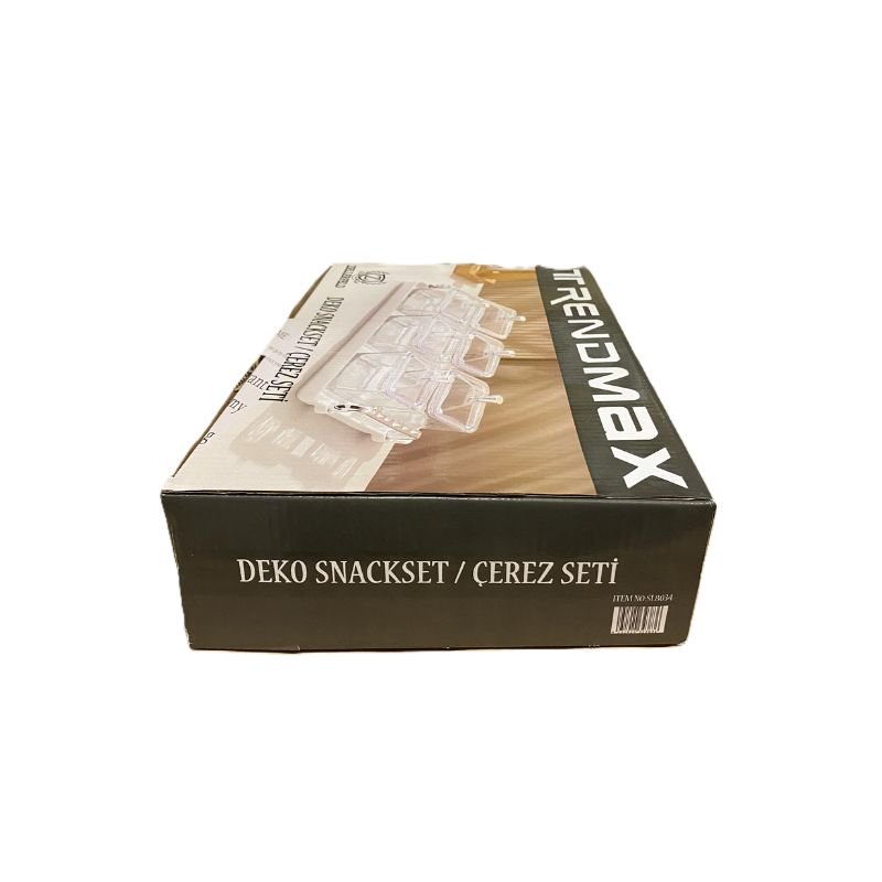 Birokrat - 17524 SL8034 STEKLENA POSODA ZA ZA OREŠČKI 6KOS - Image 1