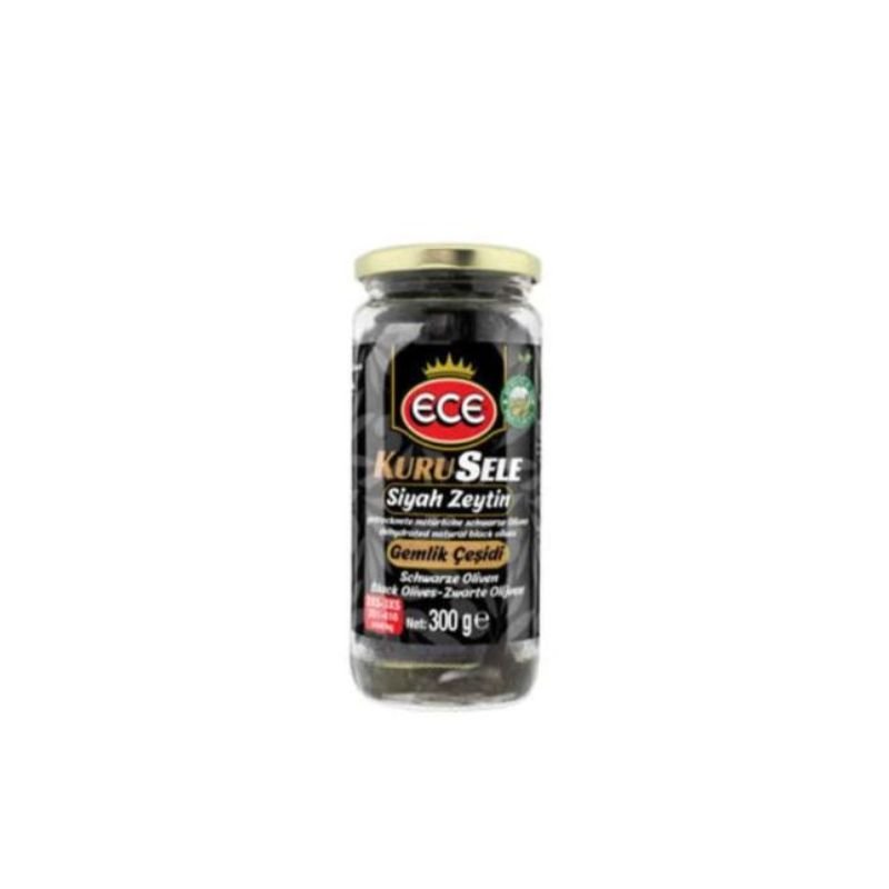 Birokrat - 3215 ECE GEMLIK KURU SELE ČRNE OLIVE 300G/500CC - Image 1