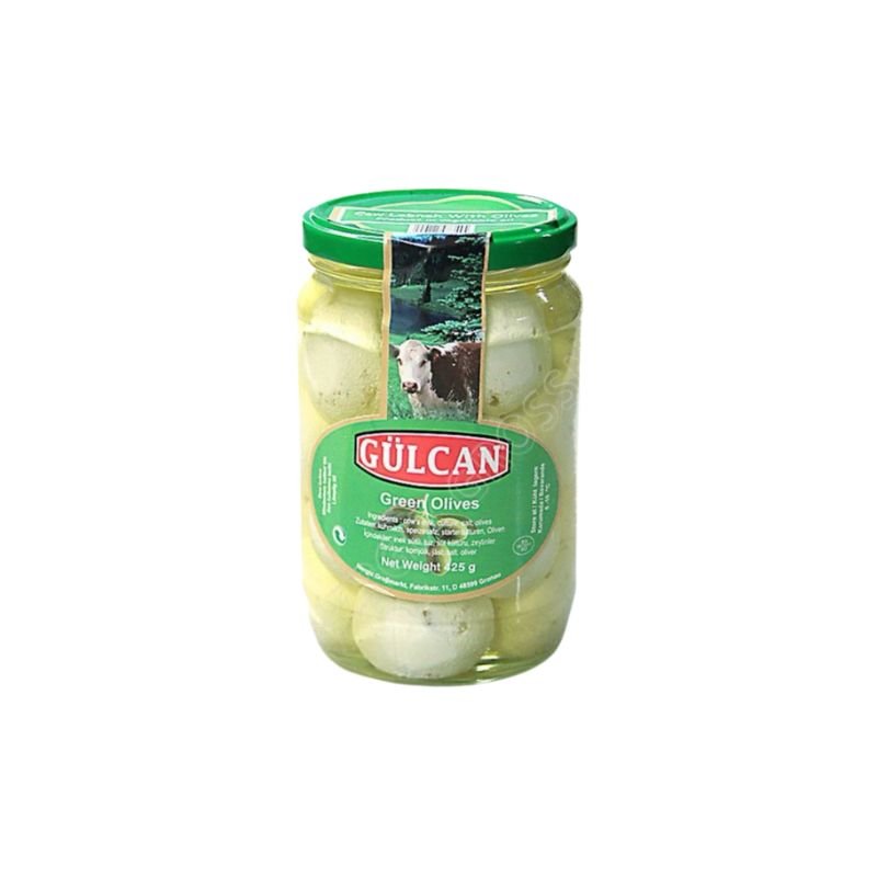 Birokrat - 7627 GULCAN LABNEH ZELENE OLIVE (STEKLO) 425G - Image 1