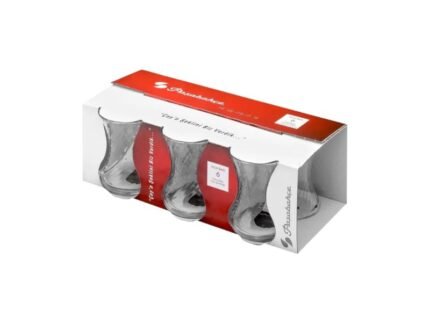 PASABAHCE INCE BELLI OPTIC KOZAREC ZA ČAJ 6KOS 42781