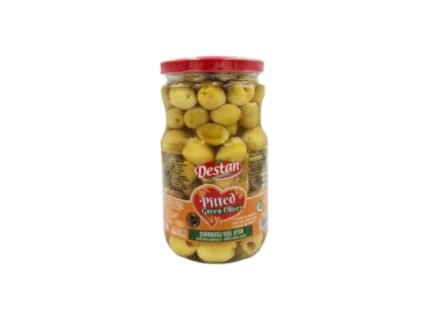DESTAN ZELENE OLIVE BREZ KOŠČIČ 350G (steklo)