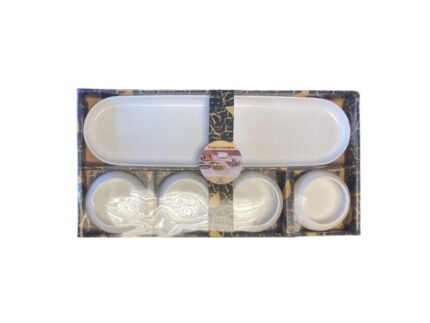 YQ30034 SET (5 KOSOV) PORSELEN ZA OREŠKI